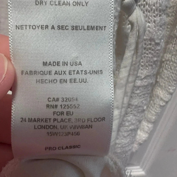 Anthropologie Dolan White Anorak Cardigan Size XS - Picture 7 of 7